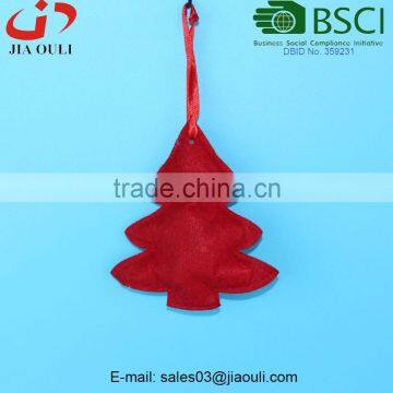 BSCI Audit Factory Cheap Price Christmas Decoration Felt Ornaments Non-woven Hanging Tree photo-2