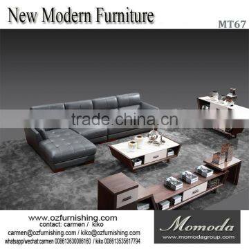 MT67 Modern European Style leather furniture / genuine leather sofa / buy furniture from china