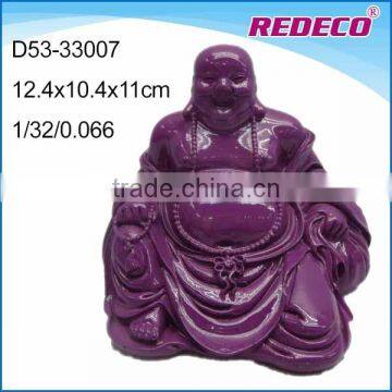 Resin happy buddha statue