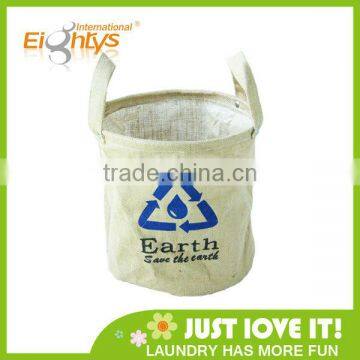 Earth Flax Fabric Folding Linen Laundry Baskets