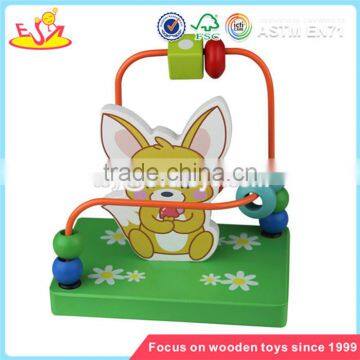 Wholesale Popular Education Wooden Wire Bead Toy for Kids New Style Wooden Wire Bead Toy for Children W11B014 photo-3