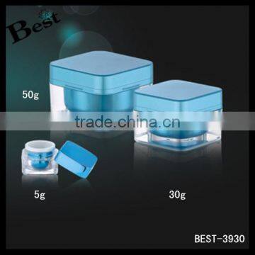 Luxury 30ml 50ml Cosmetic Cream Jar Empty Unique Eye Shape Green Gold Black Color Cosmetic Conatiner Screw Cap photo-5