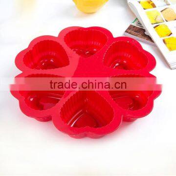 Fashion Heart Shaped Silicone Cake Molds Cake Decorating Tools