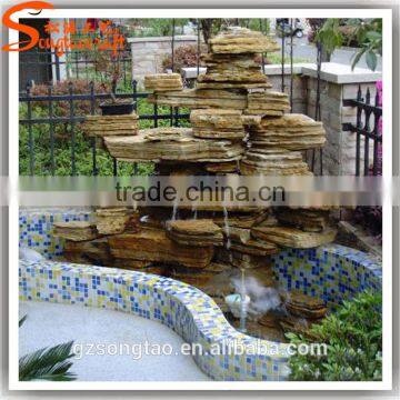 Outdoor Can be Customized Artificial Waterfall Fountain Garden Decorative Landscape Artificial Waterfall Fountain photo-2