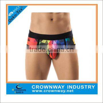 Sublimation print men's custom boxer briefs wholesale