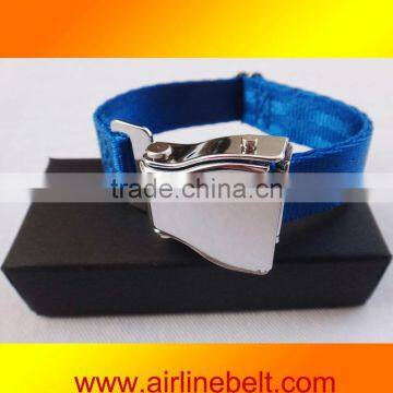 Unique airplane buckle seatbelt style magnetic bracelet