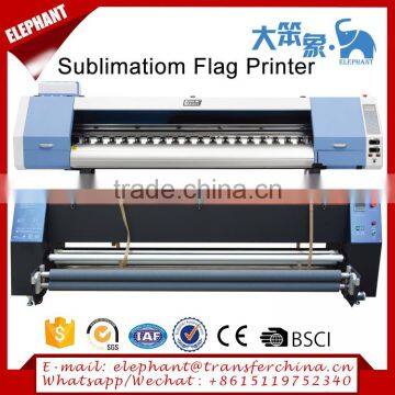 High Quality Digital sublimation flag printer with 5113 double head