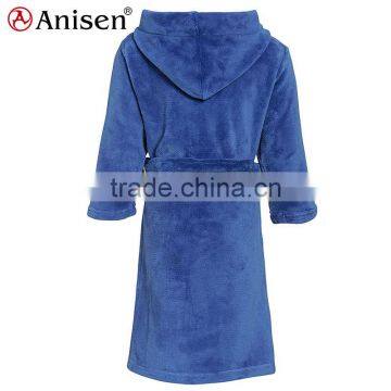 2017 Shaoxing Wholesale Polar Fleece Custom Men's Winter Bathrobes photo-2