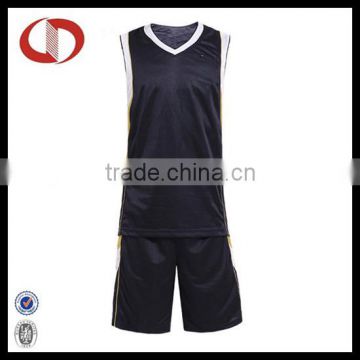 Fahion black basketball jersey from manufacturer