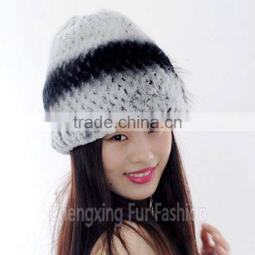 CX-C-246E 2016 Russian Fashion Rex Rabbit Fur Winter Hat photo-3