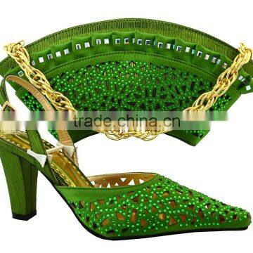 Popular African Ladies Evening Dress Shoes With Matching Bag MG1089 photo-2