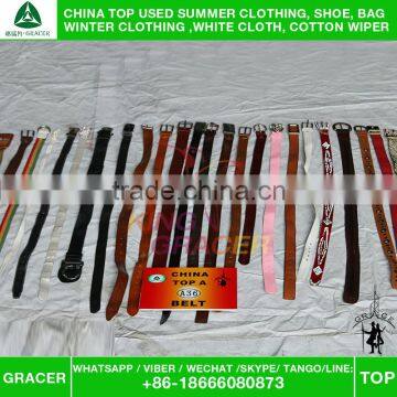 Gracer Wholesale Buyers Blanks Fashion Unisex Second Hand Used Leather Belt Men photo-2