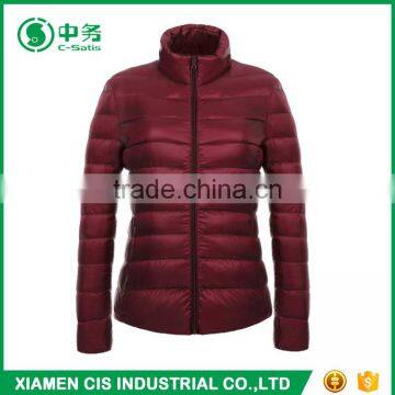 2017 New Product Comfy Windproof Women Winter Ultra Light Down Jacket photo-4