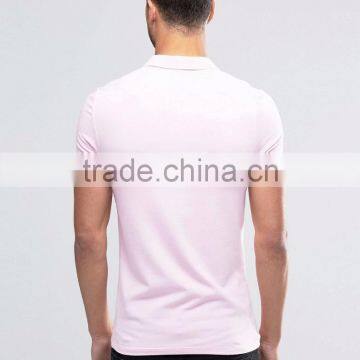 Wholesale Advertising Cotton Spandex Polo Shirt Short Sleeve Custom Color Plain Men Polo Tshirt photo-3