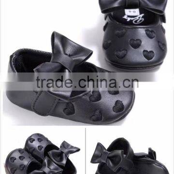2017 Lovly Fancy Cute Wedding Princess Baby Shoes With Big Bow Tie photo-4