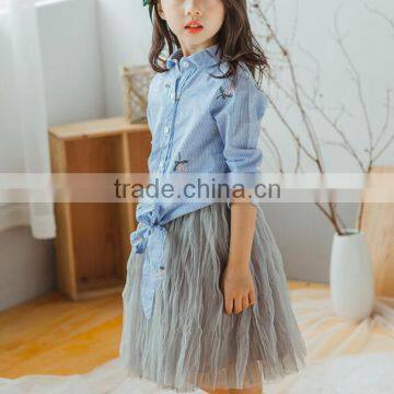 Zm35742a Latest Fashion Long Sleeve Design Blouse Korean New Model Shirts photo-4