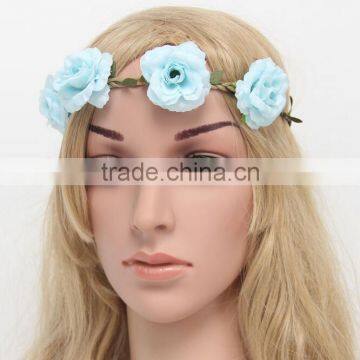 F20074N Wholesale Artificial Flower Garland Hair Accessory photo-2