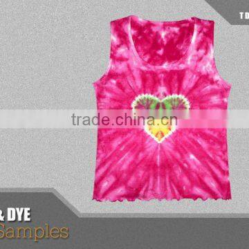 WOMENS TIE & DYED TANK TOP