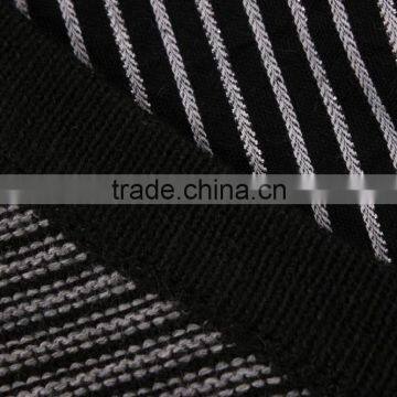 Thin Grey White Striped Cotton Sweater Shirt photo-3