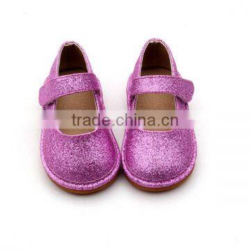 Top selling baby squeaky shoes with rubber sole