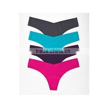 ladies seamless low rise underwear thong