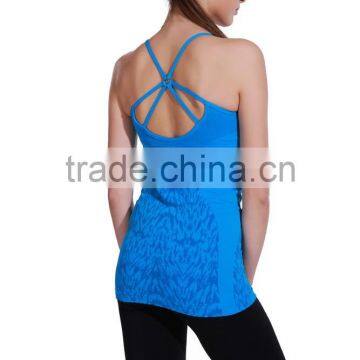 Fashionable Seamless Yoga Vest Womens Tank Top photo-2