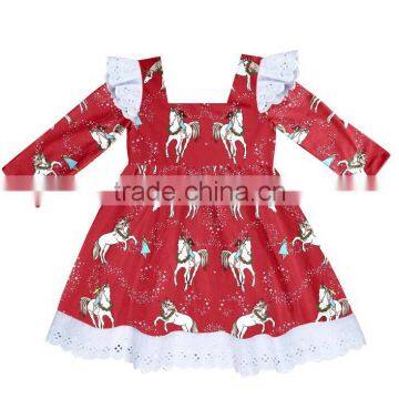 Boutique Girls Frock Designs Baby Children Halloween Mouse Pattern Dress Stylish Modern Girls Dresses photo-4