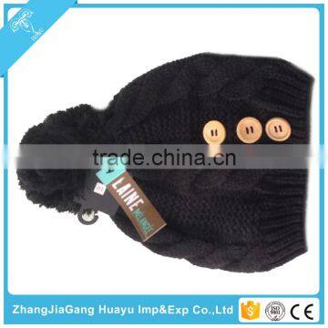 Best-selling Winter Warm Pompom Knit Hat photo-3