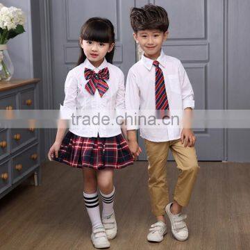 Custom Latest Design Kids School Clothes Sale Quality School Uniforms for Boys and Girls photo-6
