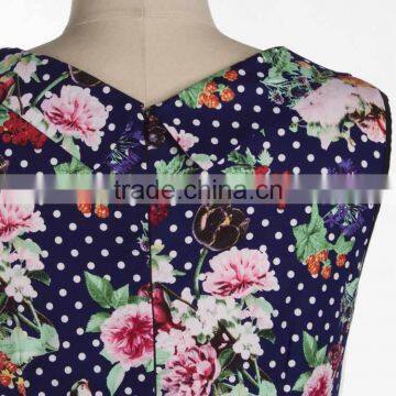 Walson Womens Ladies New Floral Vintage 1950s Rockabilly Vintage Tea Dress photo-2