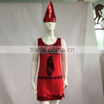 Walson Clothes Apparel Crayola Crayon Dress Costume Girls Funny Fancy Halloween Costume