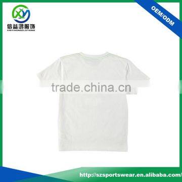 OEM Custom Girl White Color 100% Cotton T Shirt With Priting Logo photo-2