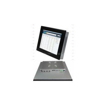15 inch LED IP65 fanless industrial computer 4COM