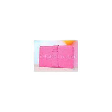 PU Leather 7'' Tablet Keyboard Cases With Micro USB Port / Debossed Logo