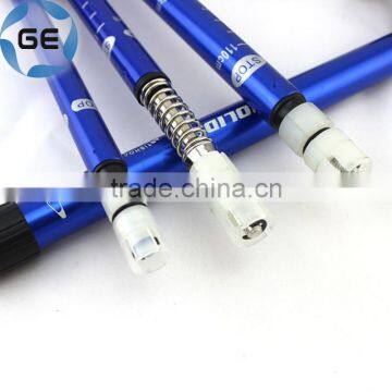 Curved Grip 4 Sections Telescopic Trekking Pole Outdoor Walking Alpenstock Aluminium Alloy Rubber Handle Hiking Stick photo-3