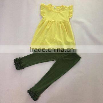 Top Quality Mustard Pie Remake Wholesale Children Clothing Set