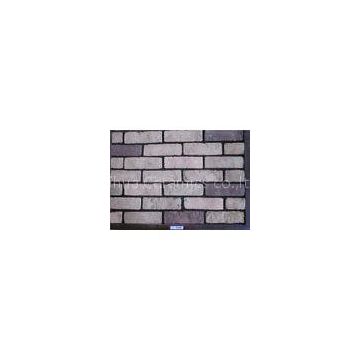 Gray artificial faux exterior brick for wall decoration