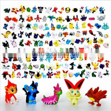 (2016 Hot SV-PM009) Pokemon go Figure toy 144pcs/set Mini toy figure, Pokemon action figures