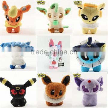 Hot cartoon Pocket Monsters Pokemon plush toy, 12cm Stuffed plush toy, Pocket Monster dolls lovely