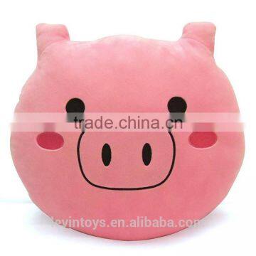 Online shopping lovely plush dolls pig animal emoji pillow