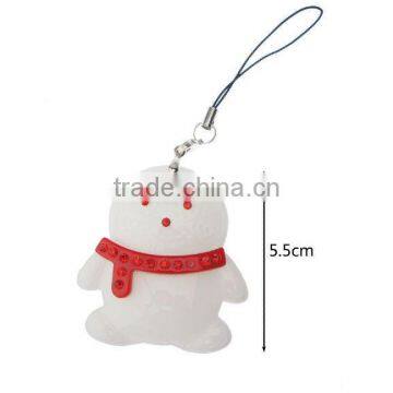 5.5 cm Height Snowman Keychain,Christmas Snowman Promotional Gifts and Crafts Key Rings Wholesale from Yiwu Market