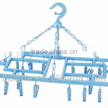 32pegs plastic hanger rack hanger for socks