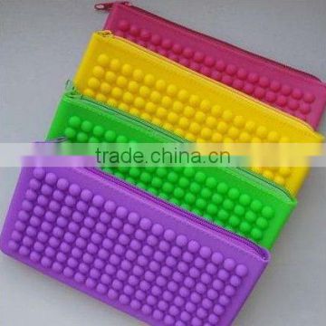 Newest environmental portable silicone purse wallet coin rubber wallet purse