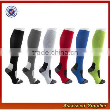 High Quality Graduated Sports Running Compression Stocking Socks 20-30 mmhg for Men Women knee high Compression Socks JH50