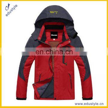 2017 Winter Warm Breathable Outdoor Waterproof Jacket For Mens