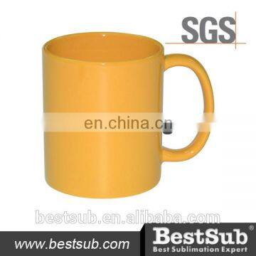 JS Coatings Sublimation Mugs 11oz Full Yellow Color Mug B11Q-Y photo-2