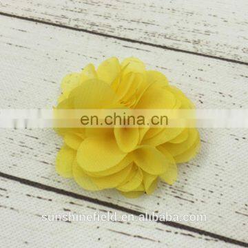 chiffon flower layered flower for headband dress sadals and other decoration