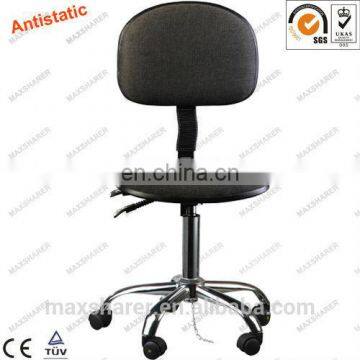 Height Adjustable antistatic type chair breathable & comfortable ESD fabric esd chair