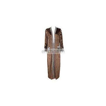 Wholesale Opening Closure Luxury Studded Trench Duster Velet Maxi Coat for Women Fall/Winter photo-4