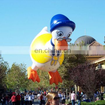 Large inflatable helium donald duck balloon for advertisment